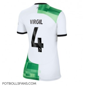 Liverpool Virgil van Dijk #4 Replika Bortatröja Damer 2023-24 Kortärmad